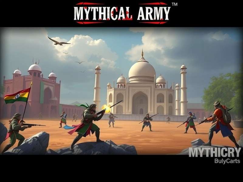 Mythical Indian Army Battle Scene